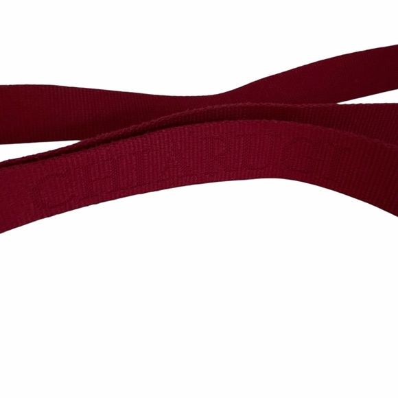 CHIARUGI Red Calvino Full Grain Leather Crossbody Shoulder Bag Italy os - Picture 7 of 14